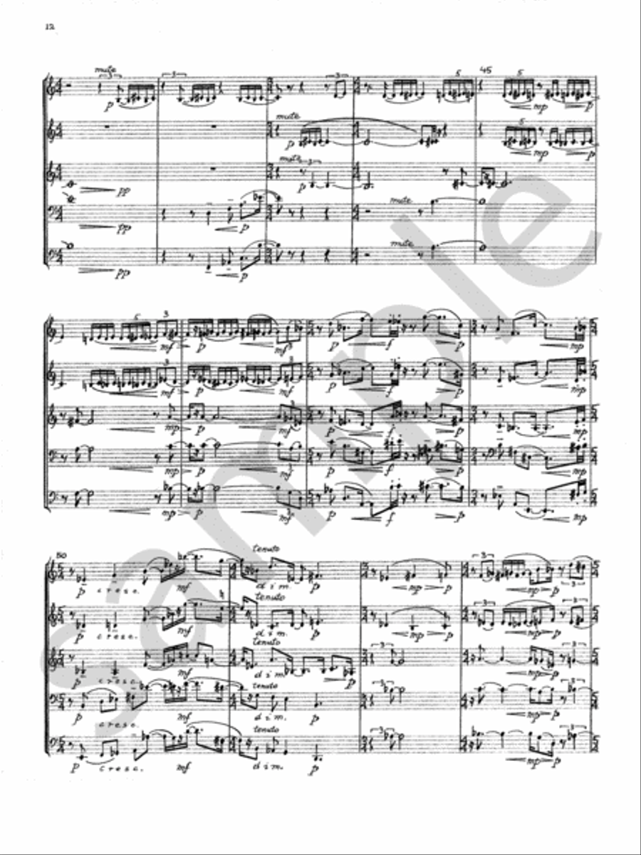 Quintet-Brass Quintet Quintet-Brass Quintet Brass Quintet scores gallery preview page 14