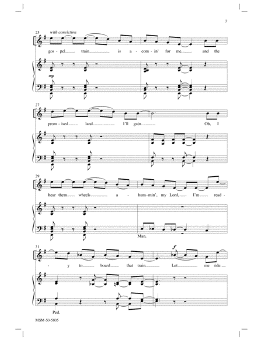 If I Got My Ticket If I Got My Ticket 4-Part scores gallery preview page 5