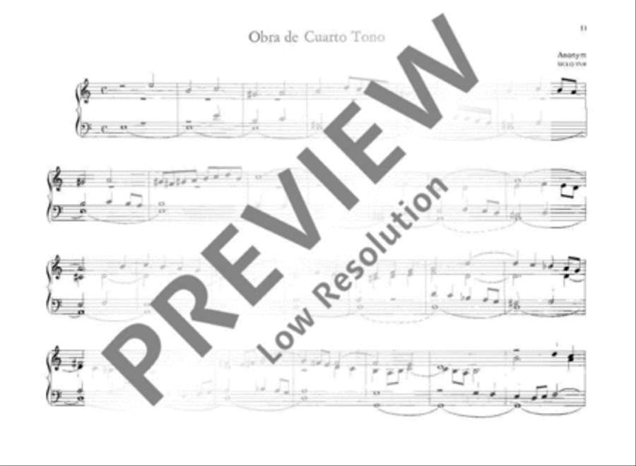 Organ Music of the spanish baroque Period Organ scores gallery preview page 12