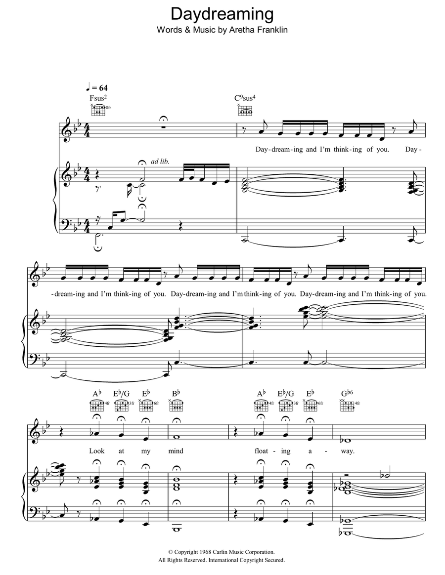 Daydreaming Acoustic Guitar scores gallery preview page 1