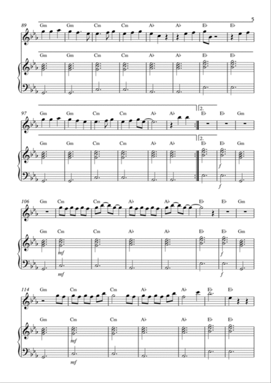 Traitor Violin Solo scores gallery preview page 5