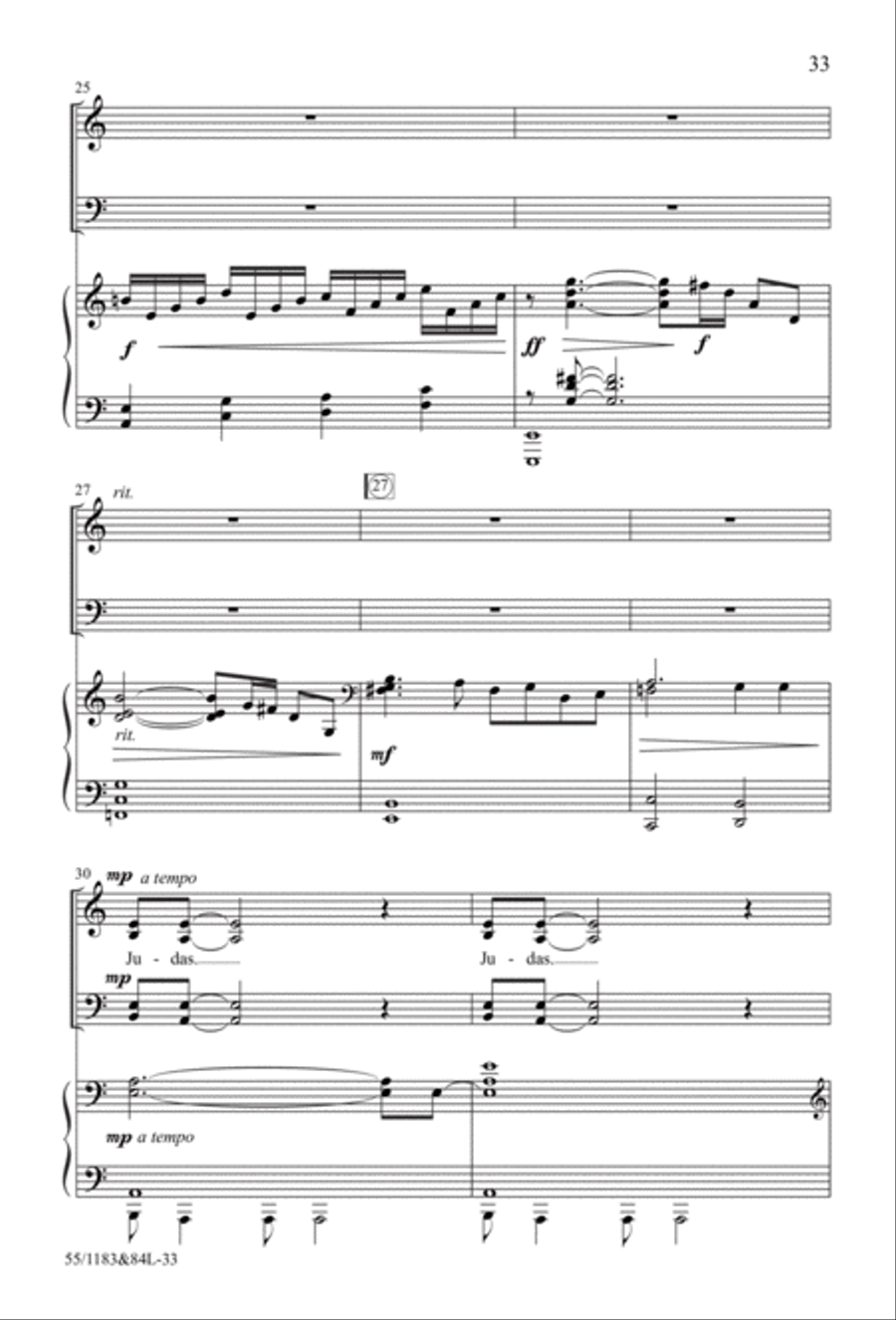 Come to the Cross and Remember 4-Part scores gallery preview page 23