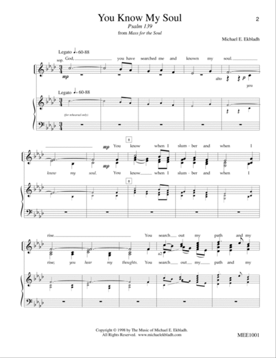 You Know My Soul (from Mass for the Soul) Divisi scores gallery preview page 3