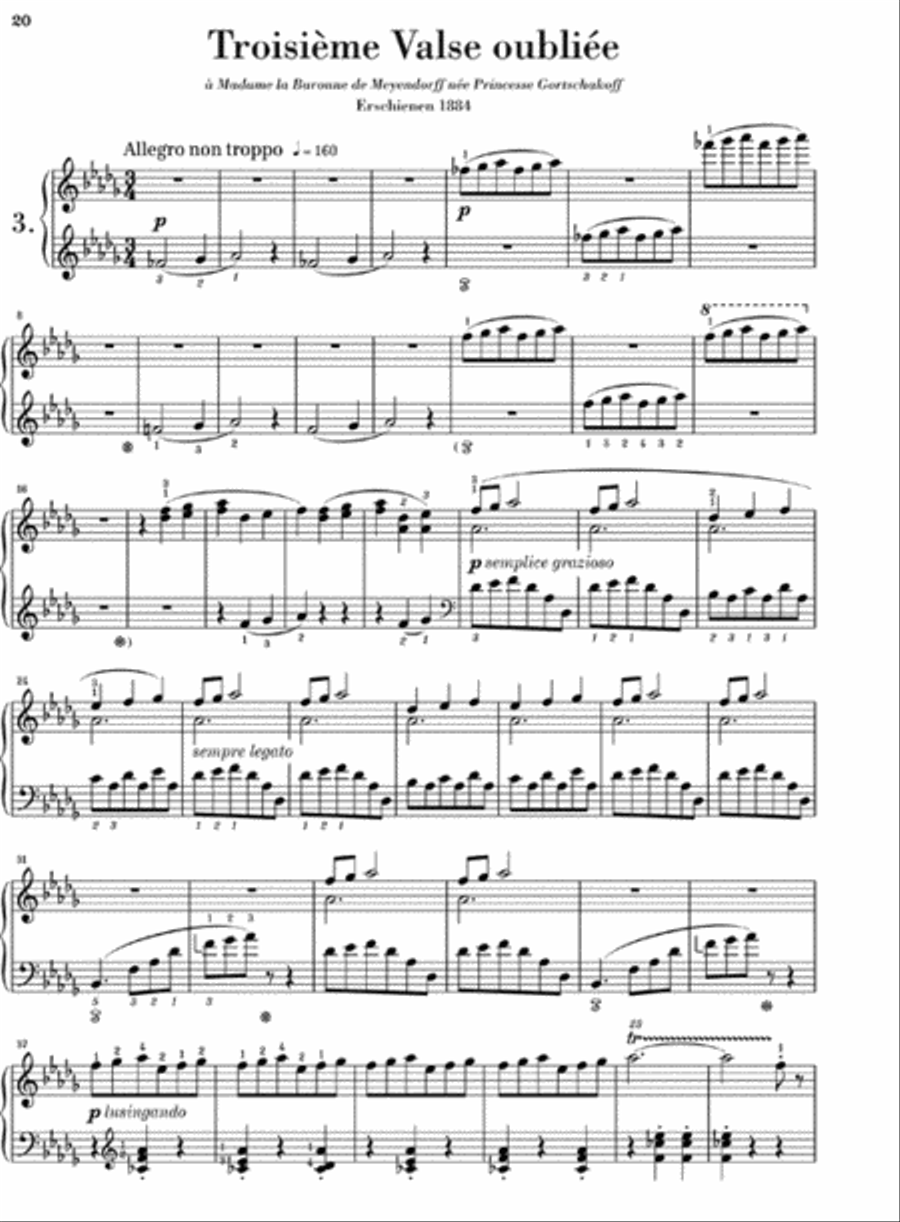 Valses oubliées Piano Solo scores gallery preview page 4