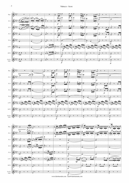 Nabucco - Overture for Flute Choir image number null
