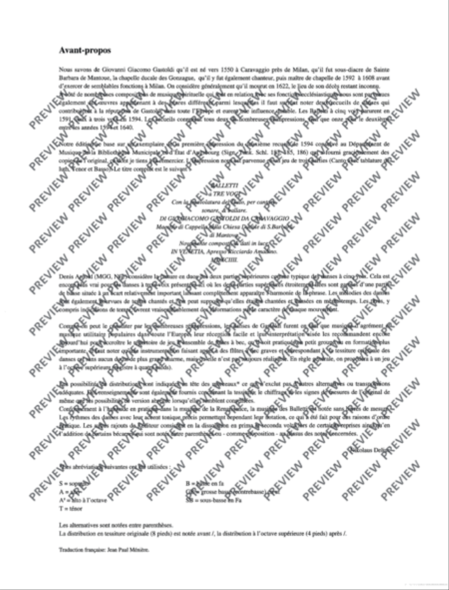 Balletti Balletti Recorder scores gallery preview page 19