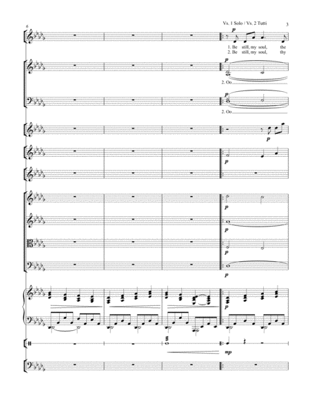 Be Still, My Soul - Full Score Orchestra image number null