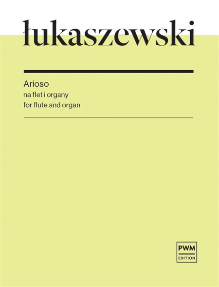 Arioso For Flute And Organ