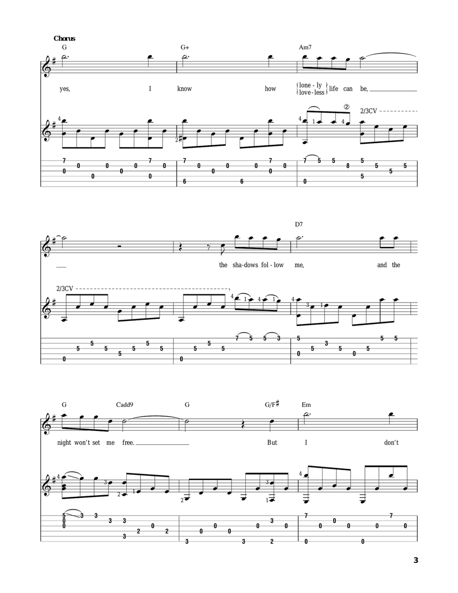 And I Love You So Acoustic Guitar scores gallery preview page 3