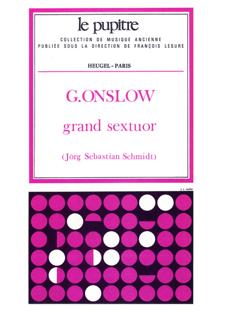 Grand Sextuor Op77bis(pno/clar Fl/basson/cor/c.basse) Partition (lp43)