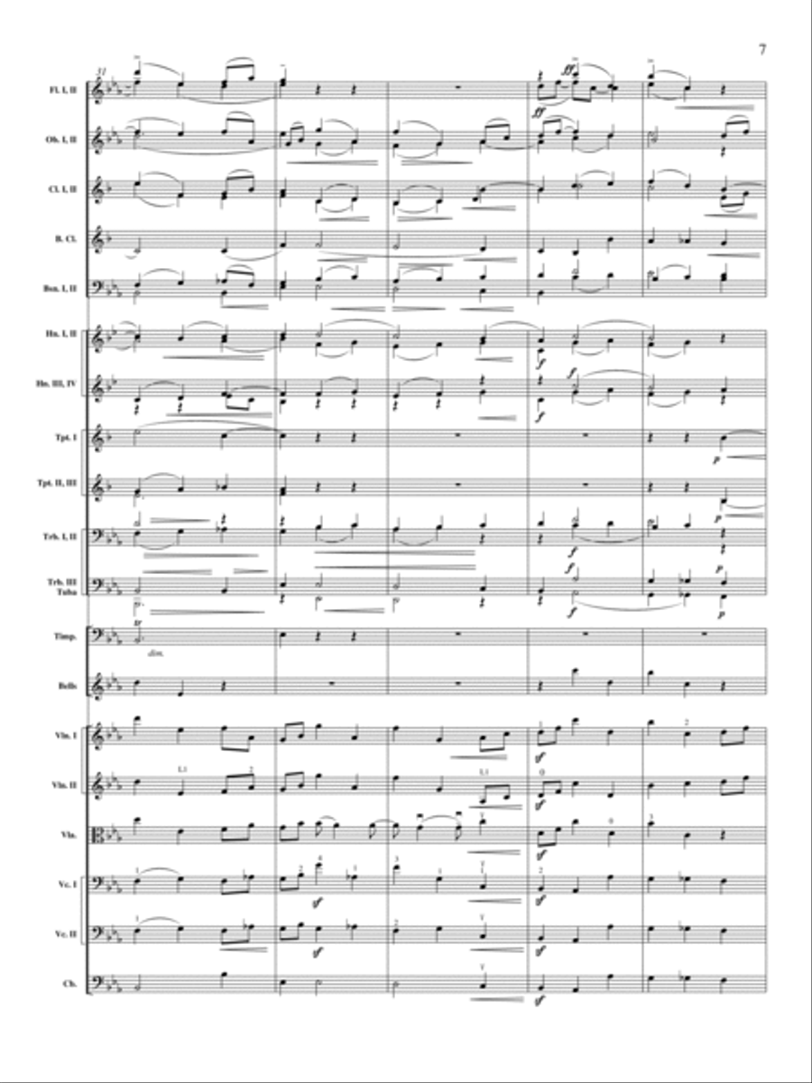 Enigma Variations, Op. 36: Nimrod Orchestra scores gallery preview page 8