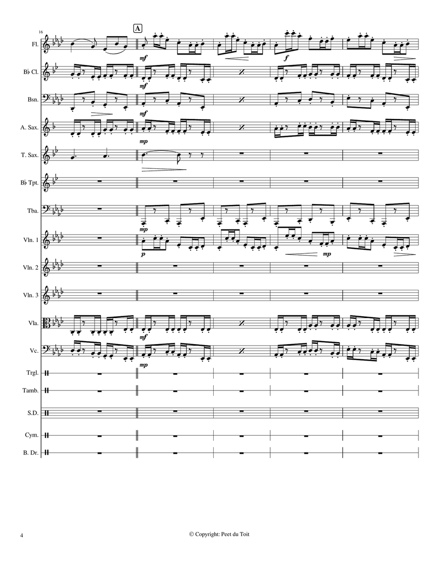 Elizabethan Serenade - Ronald Binge (Mixed Ensemble) Large Ensemble scores gallery preview page 4