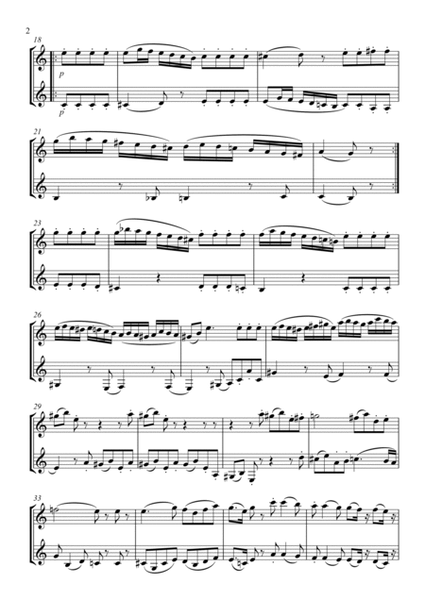 Eine Kleine Nachtmusik – Romanze: Clarinet Duet image number null