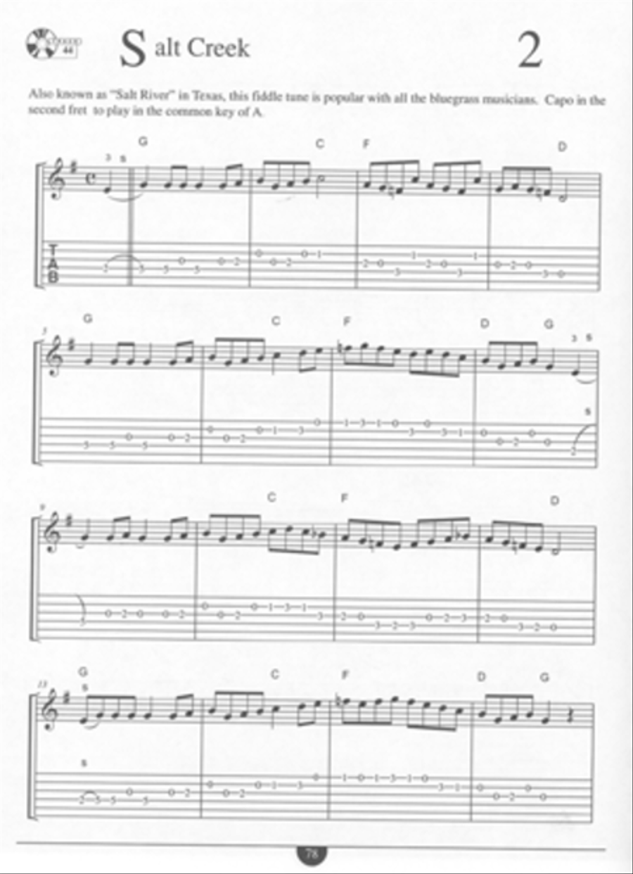 Getting into Bluegrass Guitar Flatpicking Guitar scores gallery preview page 5