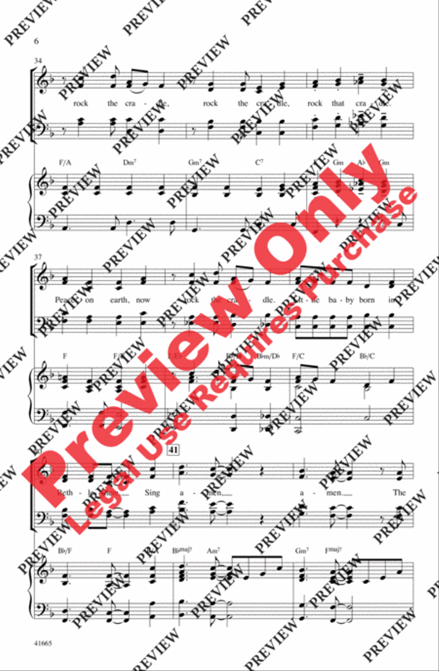 The Little Cradle Rocked - SoundTrax CD (CD only) Choir scores gallery preview page 6
