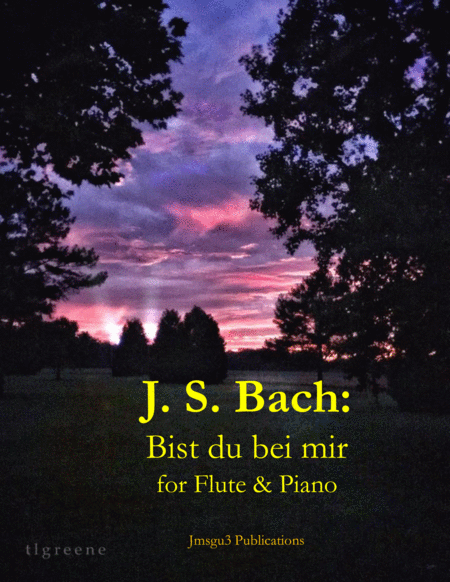 Bach: Bist du bei mir BWV 508 for Flute & Piano image number null
