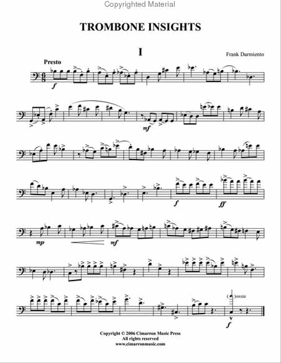 Trombone Insights Trombone Solo scores gallery preview page 2