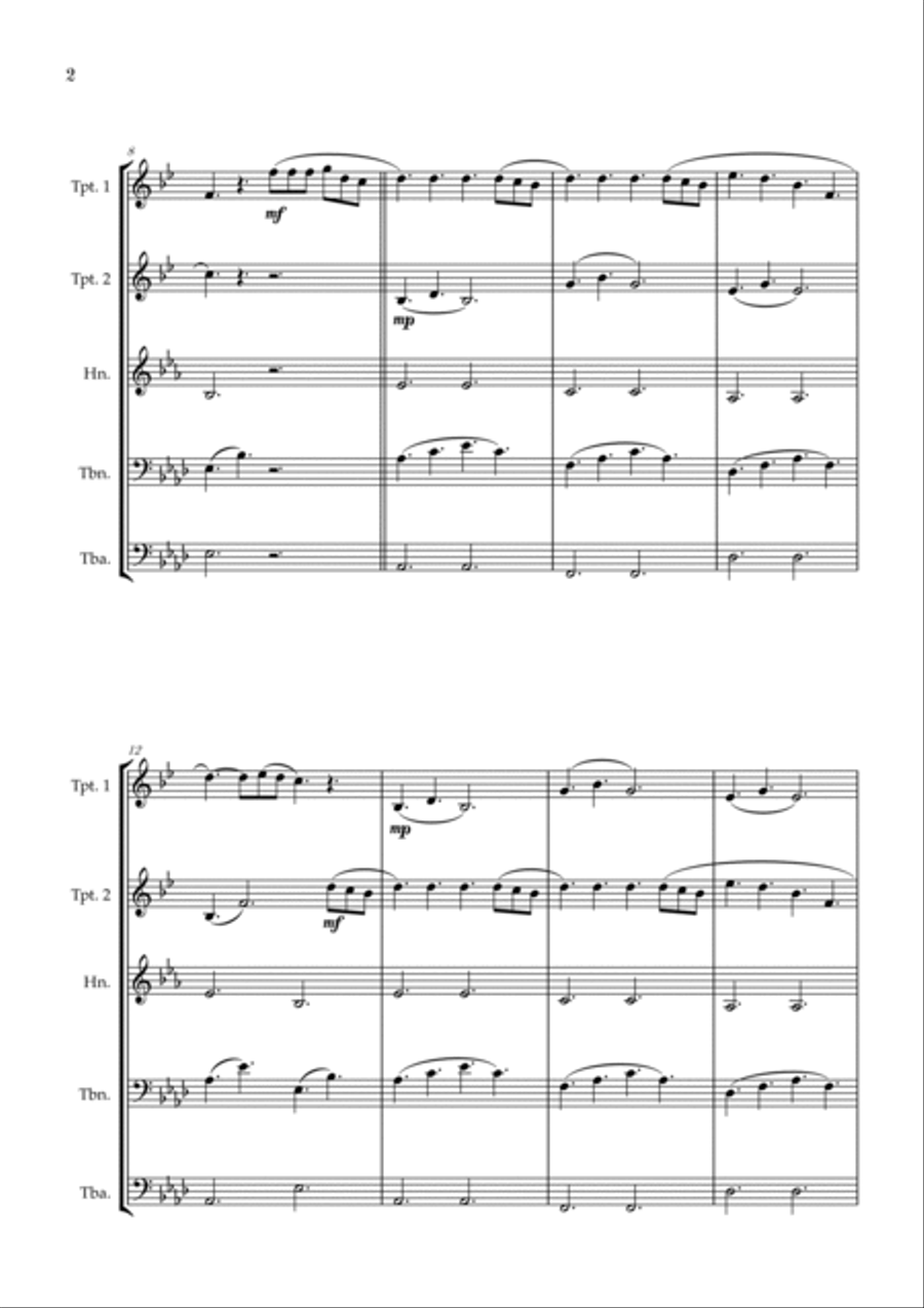 Perfect Horn scores gallery preview page 2