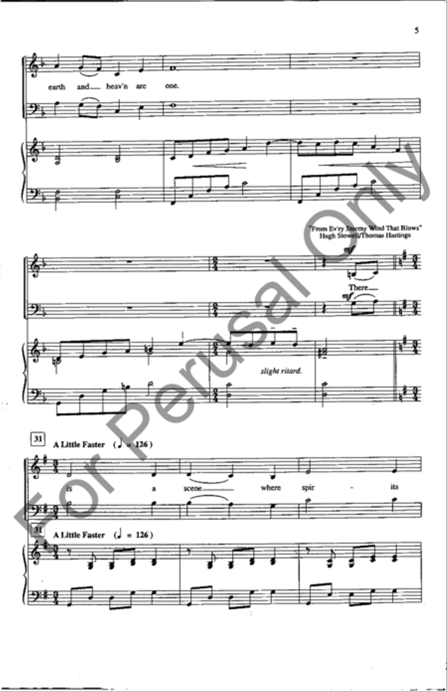 Come Let Us Join Our Friends Above 3-Part scores gallery preview page 4