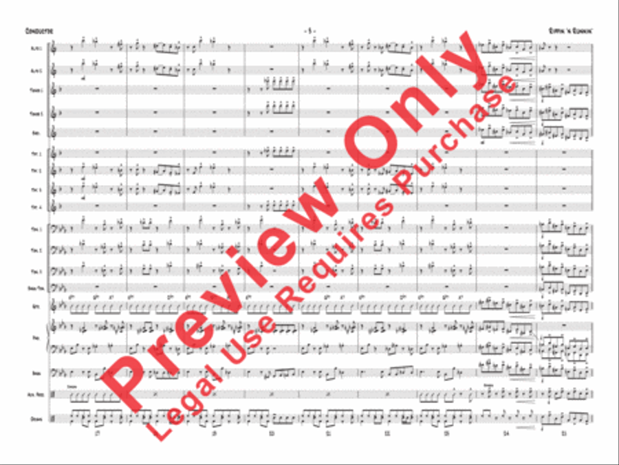 Rippin' 'n Runnin' Rippin' 'n Runnin' Jazz Ensemble scores gallery preview page 4