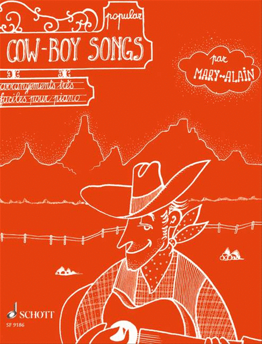 Popular Cow-Boy Songs Piano Solo scores gallery preview page 1