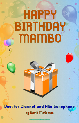 Happy Birthday Mambo for Clarinet and Alto Saxophone Duet