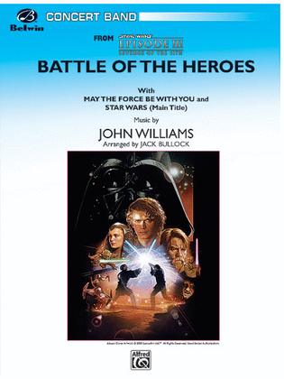 Book cover for The Battle of the Heroes (from Star Wars: Episode III Revenge of the Sith)
