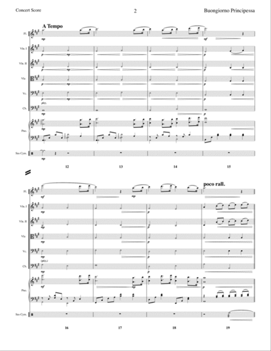 Buongiorno Principessa Buongiorno Principessa Chamber Music scores gallery preview page 4