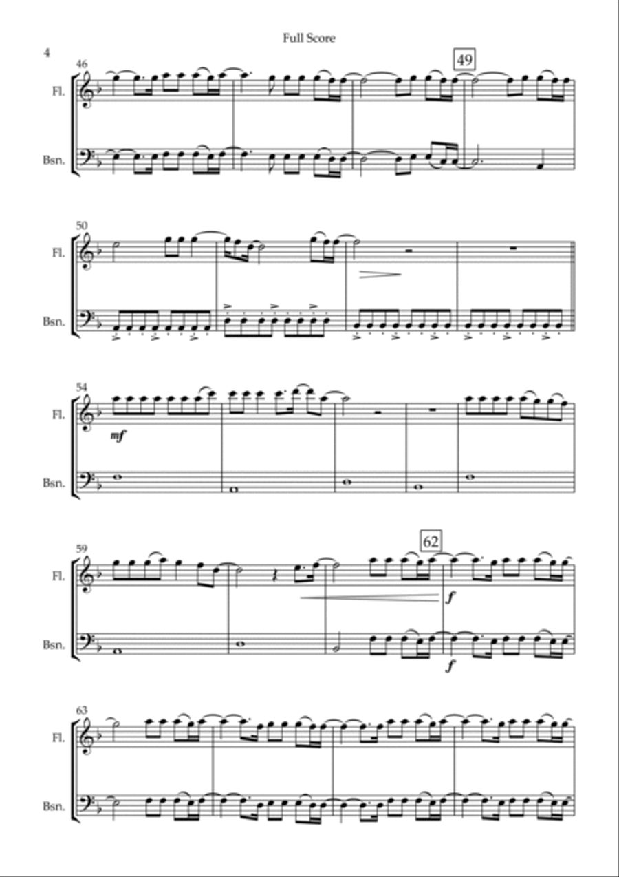 You Say Woodwind Duet scores gallery preview page 4