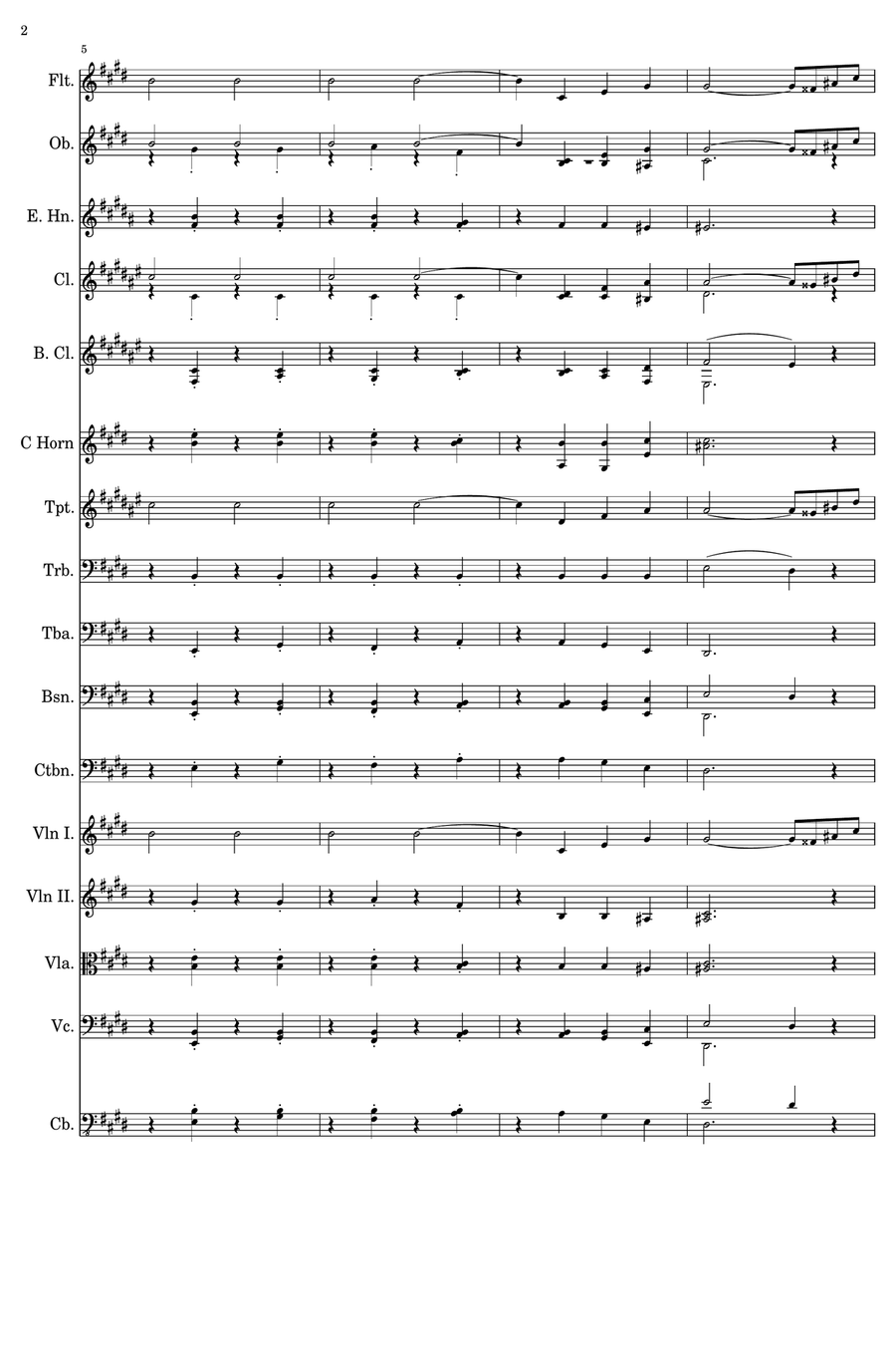 Consolation No.1 in E Major - Score Only Chamber Orchestra scores gallery preview page 2