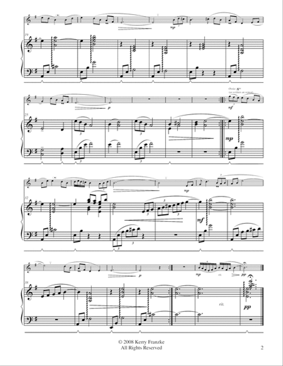 A Quiet Stream A Quiet Stream Small Ensemble scores gallery preview page 2