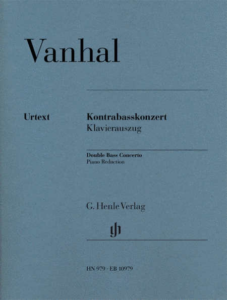 Vanhal - Double Bass Concerto Db/Pno