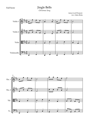 Jingle Bells (Christmas Song) for String Quartet