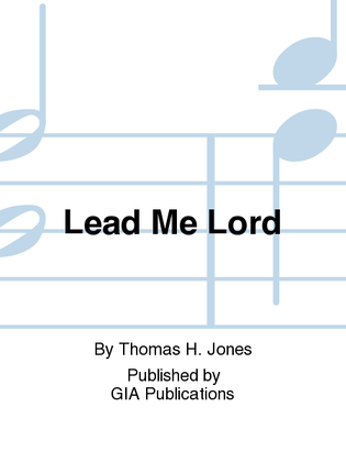 Book cover for Lead Me Lord