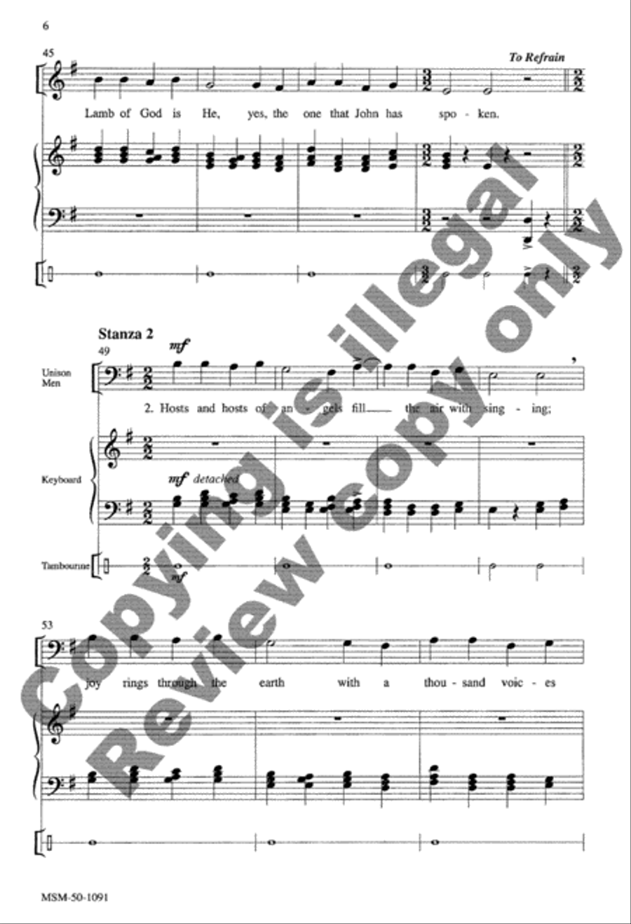 Riu, Riu, Chiu, Manger Birds Are Winging 2-Part scores gallery preview page 7