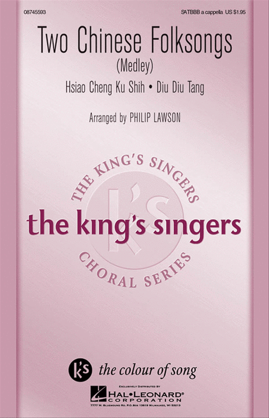 Two Chinese Folksongs A Cappella scores gallery preview page 1
