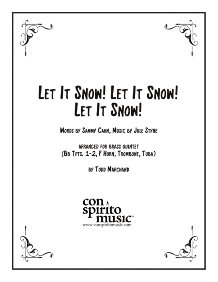 Let It Snow! Let It Snow! Let It Snow! School and Community scores gallery preview page 1
