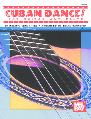 Book cover for Cuban Dances for Guitar and Flute