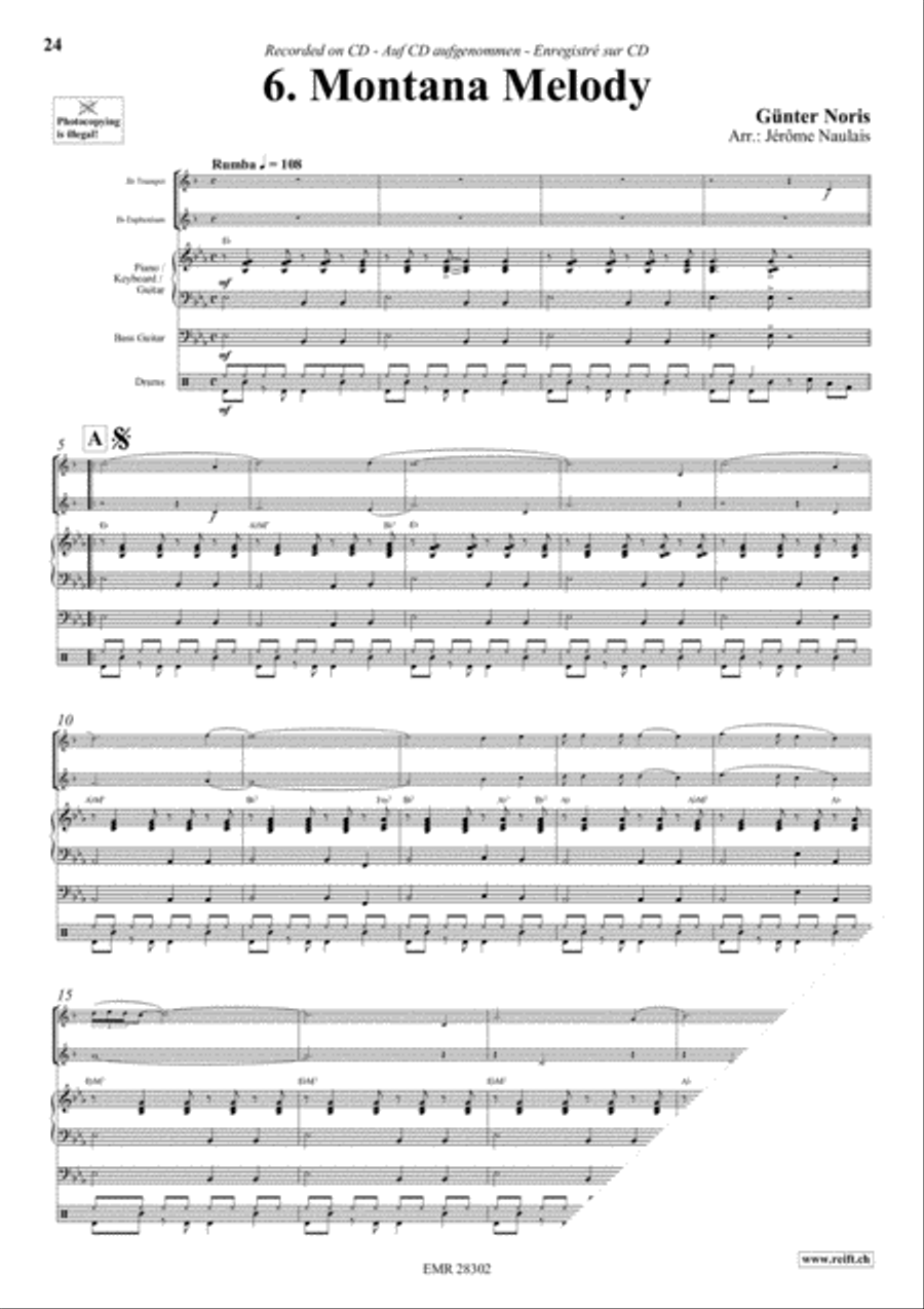 Let's Dance Volume 3 Let's Dance Volume 3 Brass Ensemble scores gallery preview page 8