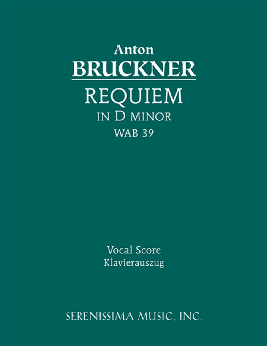 Requiem in D minor, WAB 39 Choir scores gallery preview page 1