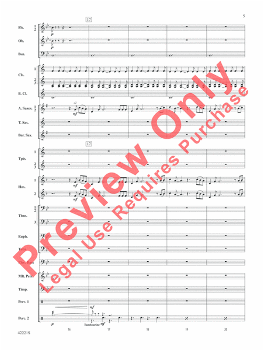 Carry On Concert Band scores gallery preview page 6