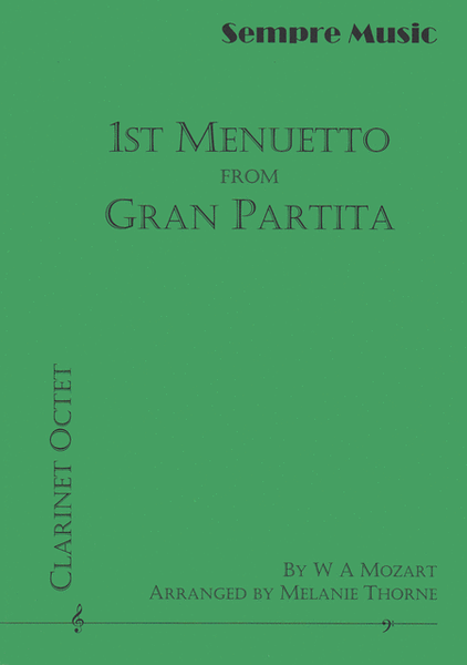 1st Menuetto from Gran Partita