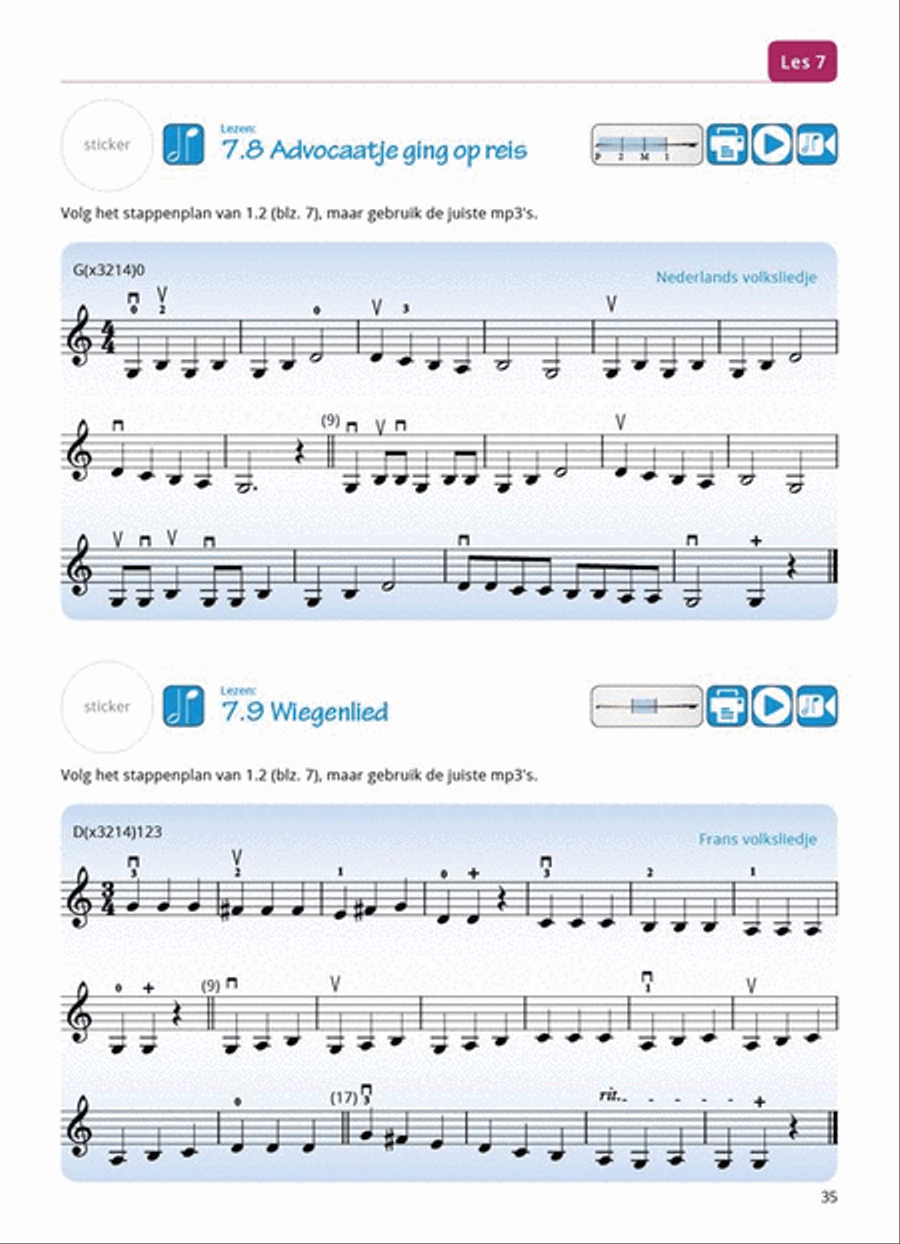 Vioolwereld deel 2 Violin scores gallery preview page 6