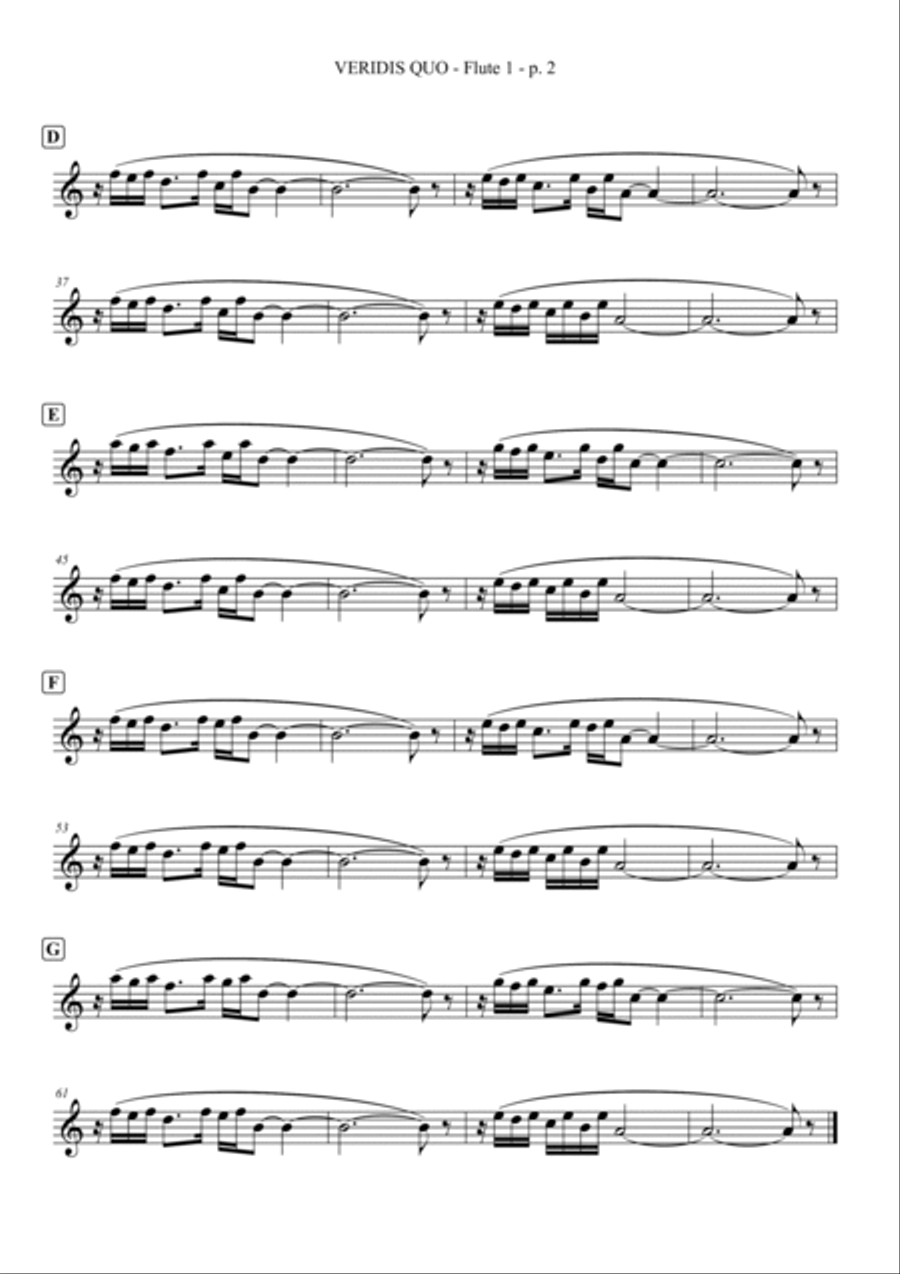 Veridis Quo Small Ensemble scores gallery preview page 4
