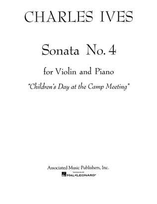 Book cover for Sonata No. 4: Childrens Day at the Camp Meeting