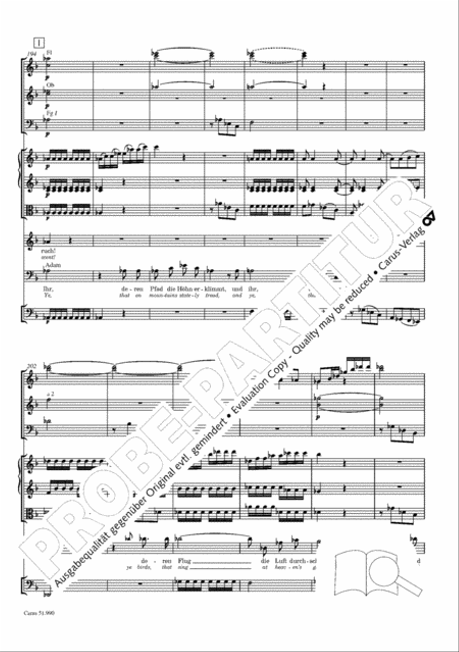 The Creation (Die Schopfung) 4-Part scores gallery preview page 277