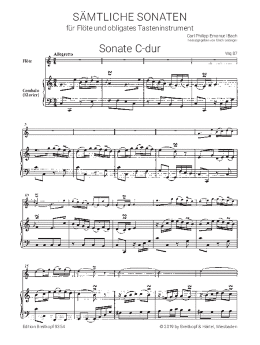 Complete Sonatas Complete Sonatas Flute Solo scores gallery preview page 2