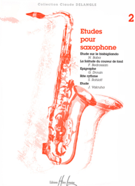 Etudes Pour Saxophone - Volume 2