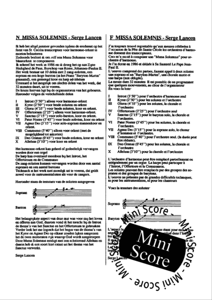 Missa Solemnis Missa Solemnis Mixed Choir scores gallery preview page 4