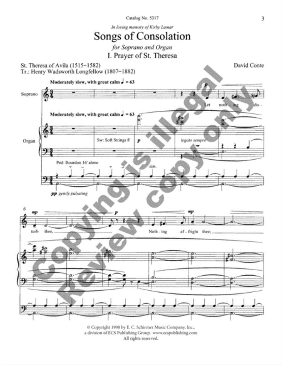 Songs of Consolation Songs of Consolation High Voice scores gallery preview page 3